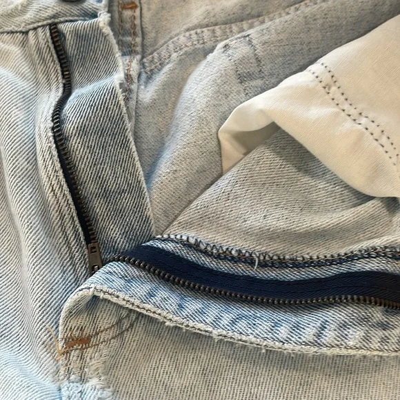 Vintage Wrangler light wash blue denim jeans high waisted rise sz 29 waist - Picture 3 of 16